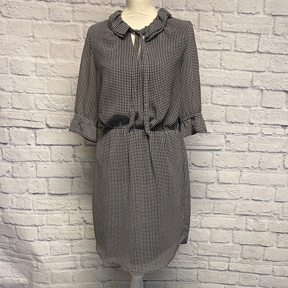 Banana Republic Houndstooth Dress Size Small